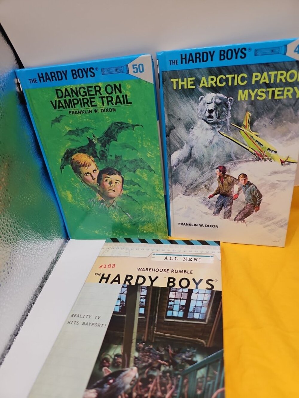 Hardy Lot Of 3 Books  Warehouse Rumble, Artic Patrol Mystery, Danger On Vampire
